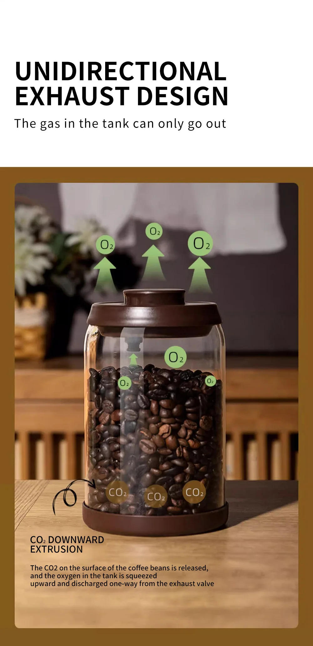 Description Picture 6 of itemHigh Borosilicate Glass Coffee Jar Moisture-proof Sealed Milk Powder Container Household Storage Kitchen Multigrain Candy Tank