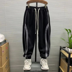 Fashion Men's Jeans for Spring 2024 New High Street Hip Hop Straight-Leg Loose Pants for Sports and Leisure Mens Pants ropa