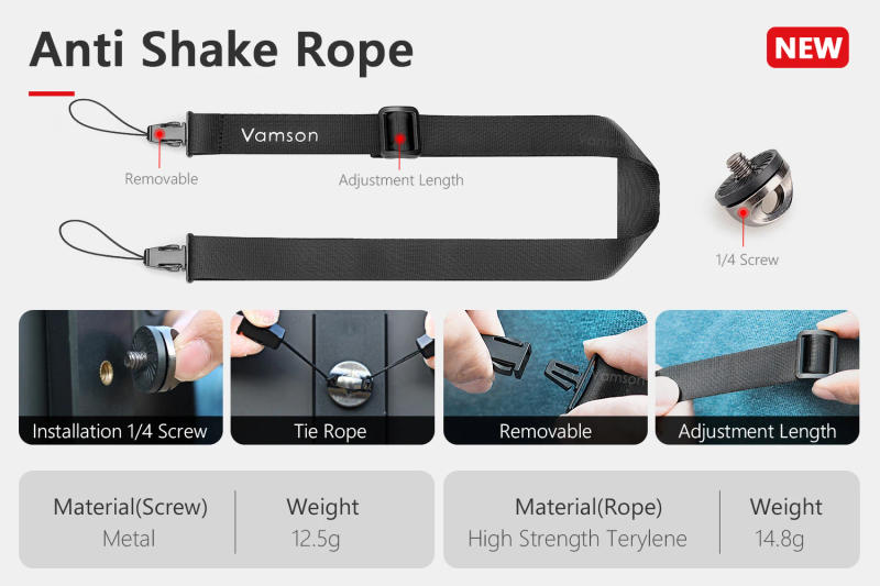 Description Picture 4 of itemVamson Chest Strap Mount Belt for CellPhone iPhone 14 Accessories Chest Harness for Gopro 11 10 9 Insta360 X3 DJI Action Camera