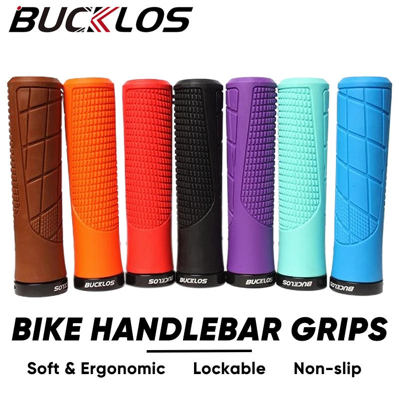 Description Picture 2 of itemBUCKLOS Mountain Bike Handlebar Grip Soft Rubber MTB Grips Anti-skid Comfortable Lockable Bicycle Grips Ultralight Bike Parts