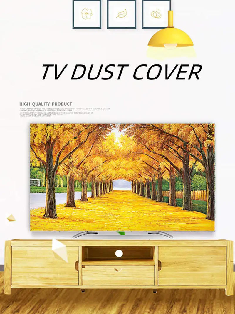 Description Picture 4 of itemGoodTop New Simplicity TV Hood Dust Cover Home Set Dust-proof Cloth 32-75Inch Decoration