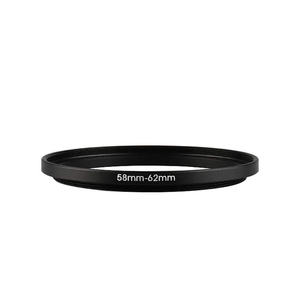 Description Picture 4 of itemAluminum Black Step Up Filter Ring 58mm-62mm 58-62 mm 58 to 62 Filter Adapter Lens Adapter for Iconic Brand Nikon Iconic Brand DSLR Camera Lens