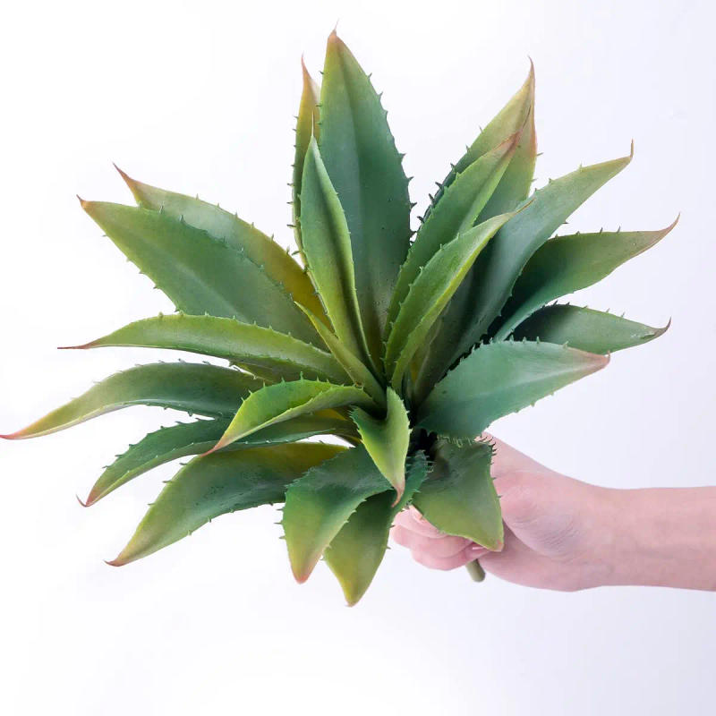 Description Picture 2 of itemLarge Artificial Plants Fake Agave Succulent PlantBig Size Faux Succulents Stems for Indoor Outdoor Realistic Natural Home Decor