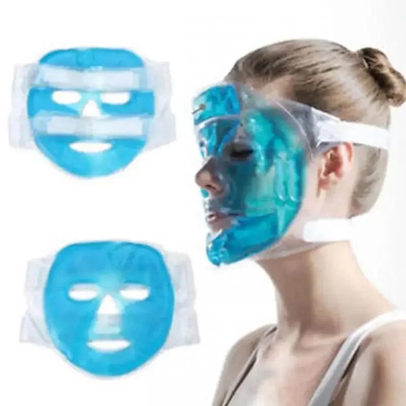 Description Picture 3 of itemCold Gel Face Mask Ice Compress Blue Full Face Moisturizing Cold With Relaxation Faicial Pack Face Pad