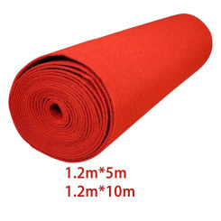 Red Carpet Runner Sturdy Practical Red Aisle Runner for Birthday Party Event