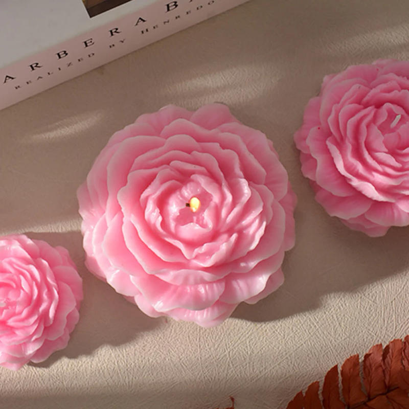 Description Picture 4 of item3D Flower Silicone Mold Resin Candle Die Chocolate Cake Soap Candle Making DIY Craft Gift for Wedding Party Decorations