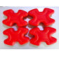 4pcs red