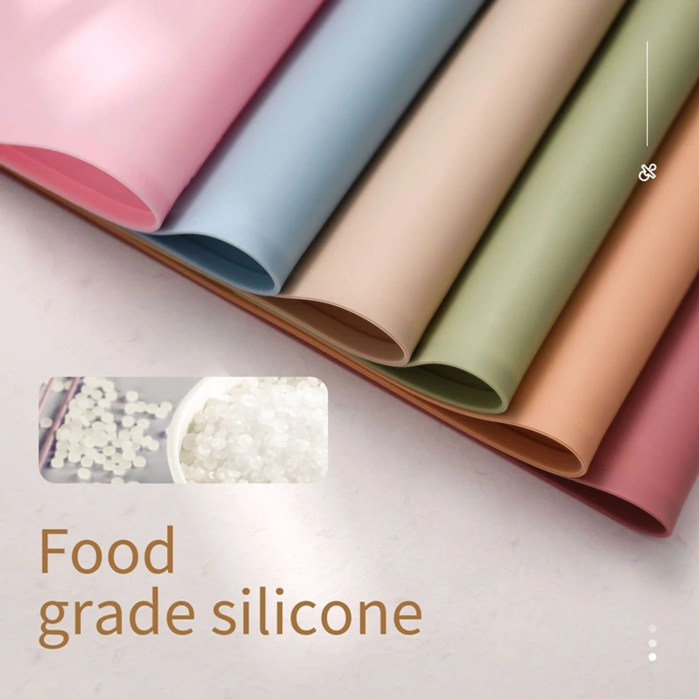 Description Picture 4 of itemSilicone Cloud Shape Multicolor Baby Placemat Food Grade Silicone Table Placemats Waterproof Baby Non-Slip Feeding Tableware
