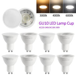 1-10pcs Foco GU10 Spotlight Bulb AC220V 110V LED Lighting 3W 5W 6W 7W 8W 9W Can Replace The 50W Halogen Lamp Lampara Led
