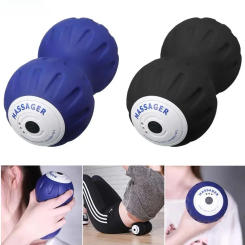 New Electric Massage Ball Vibration Yoga Peanut Ball Fitness Training Solid Fascia Ball Foot Massage Muscle Relaxer Accessories