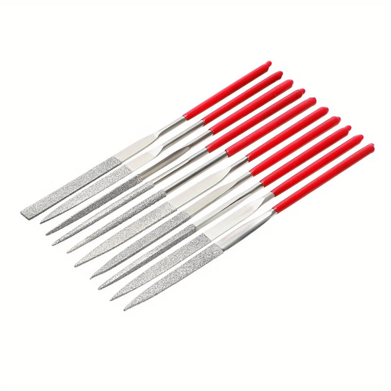 Description Picture 5 of item10Pcs Diamond Needle File Set For Jewelry Metal Wood Ceramic Glass Stone Craft Sharping Working Hand Carving Tool