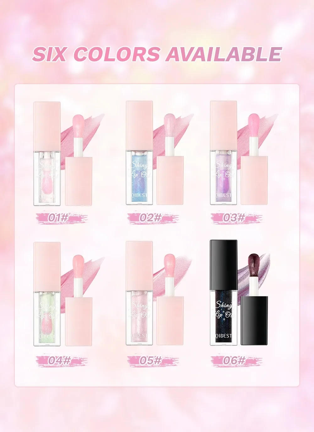 Description Picture 5 of itemTemperature Color Changing Lip Oil Pearlesent Moisturizing Hydrating Lip Gloss Lasting Beauty Reduce Lip Lines Lipstick Cosmetic