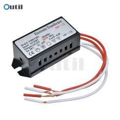 AC-AC 20W 50W Step Down Voltage Converter 220V to 12V LED Driver Power Halogen lamp Lighting Transformer Regulator for Ceiling