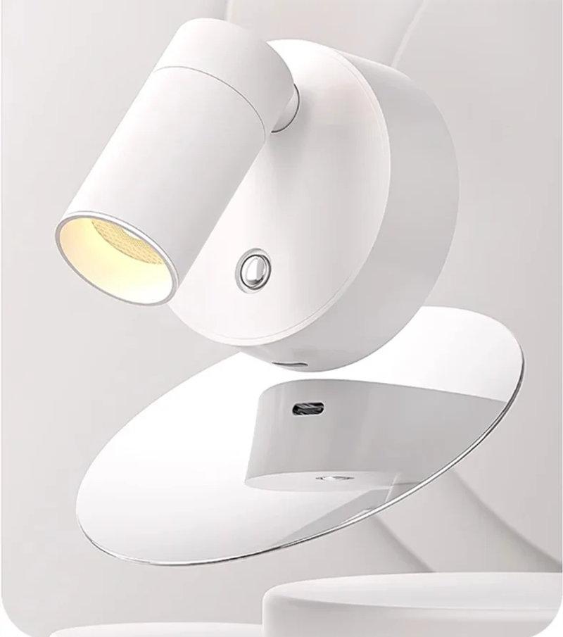Description Picture 3 of itemLED light magnetic type-C rechargeable wall lamp spotlight wireless no wiring no punch reading wall light bedroom bedside light
