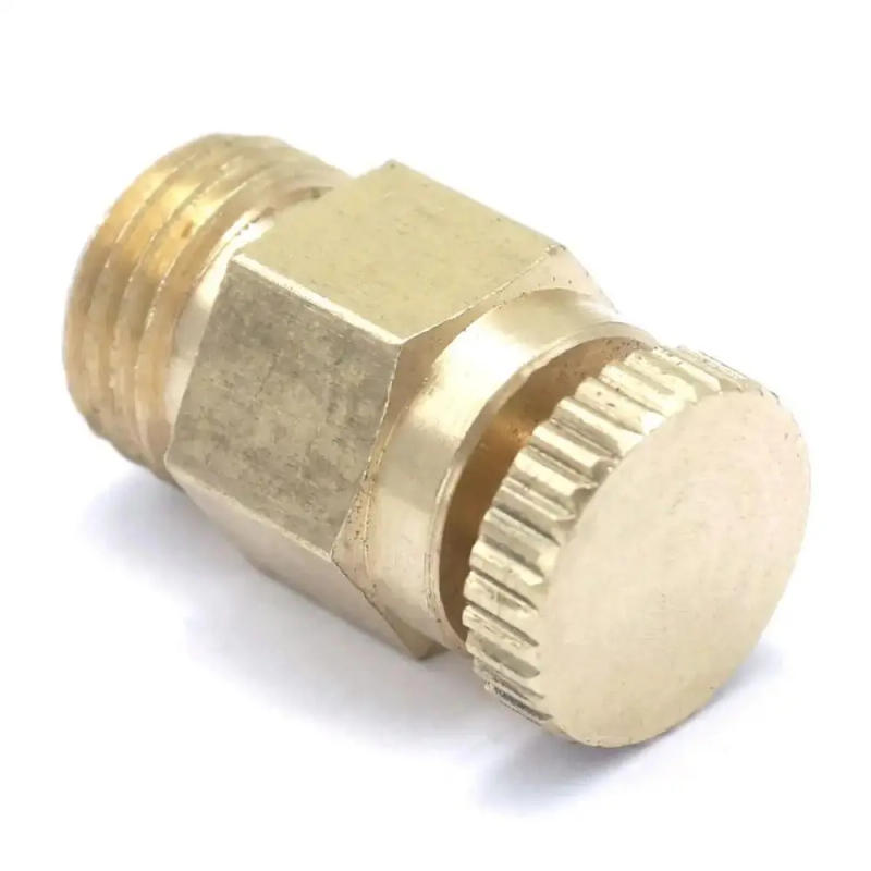 Description Picture 3 of item1Pcs Safety Valve Nozzle 1/8" 1/4" 3/8" 1/2" BSP Manual Exhaust Valve PN 1.6 Mpa Air Release Valve for Heating Ventilation