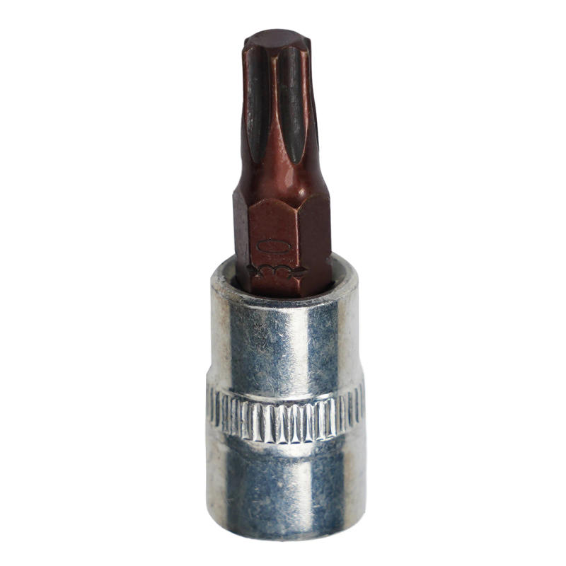 Description Picture 2 of item1/4" Torx Screwdriver Sockets Bits 38mm Drive Head Screwdrivers Socket Wrench Adapter Hand Tools T8 T10 T15 T20 T25 T27 T30 T40