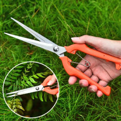 Professional Garden Pruning Shears Stainless Steel Bonsai Scissors Portable Fruit Picking Scissors Hand Tools Gardening Tools