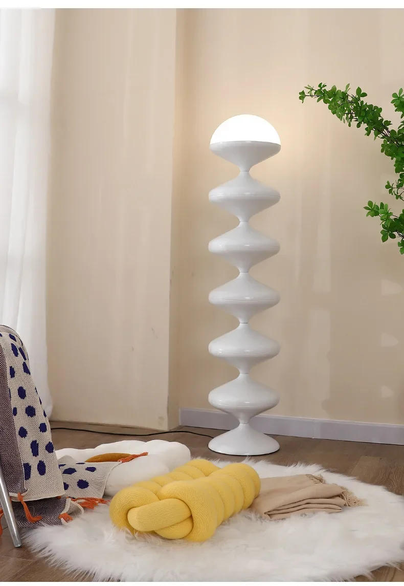 Description Picture 4 of itemWarm Halo Gourd Floor  Lamp Decoration Simple Standing Floor Light Living Room Bedroom Beside Sofa Corner Lamp