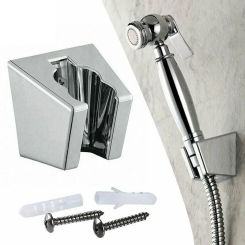 Adjustable Bathroom Shower Handset Holder Head Shower Mounting Brackets Shower Handset Holder Head Wall Mount Bracket