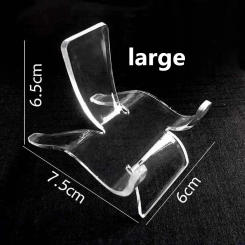 10pcs Acrylic Shelf Crystal Cluster Holder Desk Home Decoration Stone Mineral Stand Base Specimen Display Shelf Wholesale