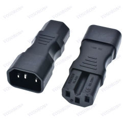 IEC 320 C14 male to C15 kettle plug female Power adapter PLUG CONVERTER