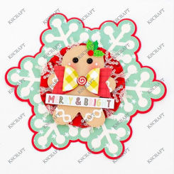 KSCRAFT Snowflake Mini Album Cutting Dies Stencils for DIY Scrapbooking Decorative Embossing DIY Paper Cards