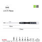 9900 -2.5x75mm