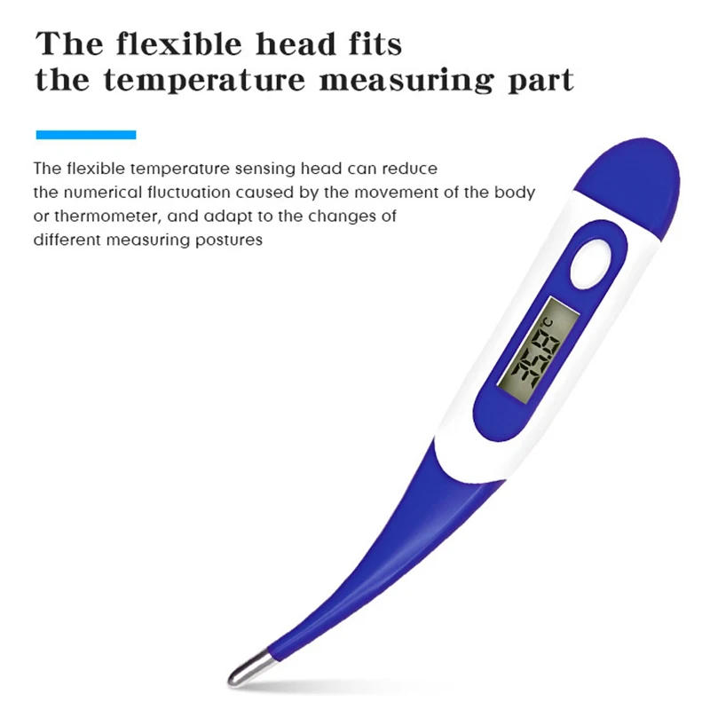 Description Picture 3 of itemThermometer Electronic Soft Head Digital Oral Armpit Temperature Measurement Household Adults Children Thermometers for Fever