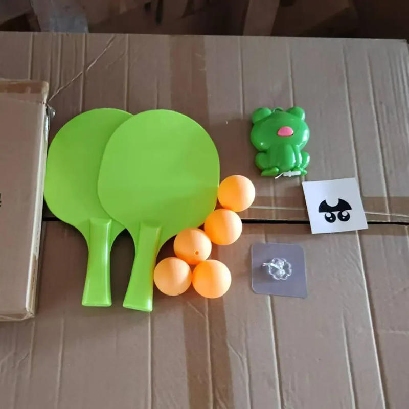 Description Picture 3 of itemGreen Childrens Indoor Table Tennis Training Kit Improve Reaction Ability Exercise Indoors Ball Hanging Table Tennis Trainer