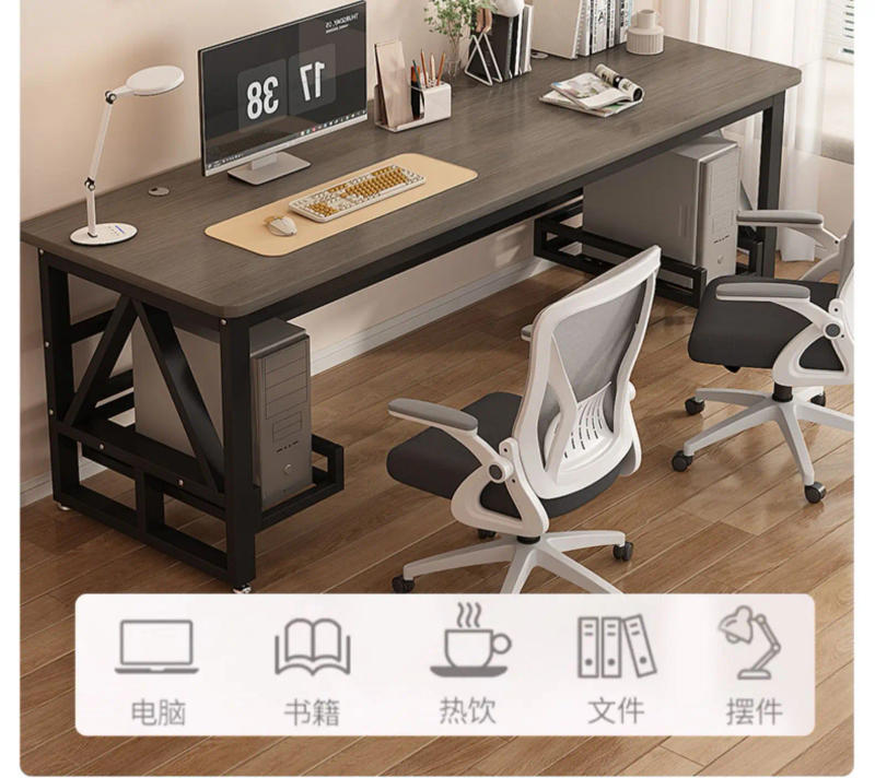 Description Picture 4 of itemReception Organizer Office Desk Computer Study Work Studio Makeup Office Desk Vanity Escritorios De Ordenador Modern Furniture