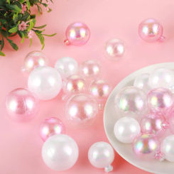 10PCS Balls Cake Toppers Bubble Ball Mini Balloon Cake Topper Pearl Insert Cupcake DIY Wedding Decoration Birthday Party Supply