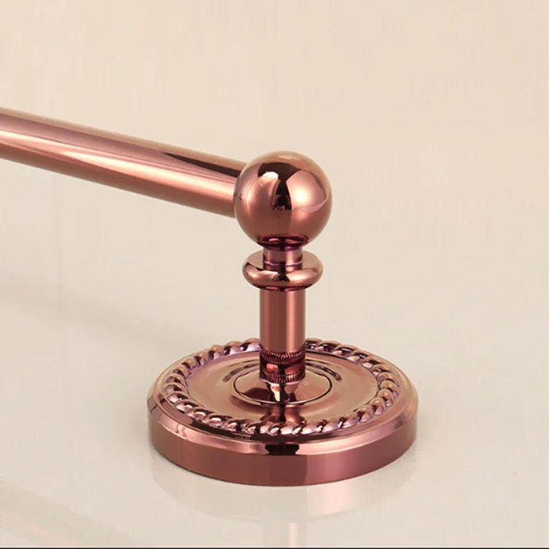 Description Picture 3 of itemSolid Brass Bathroom Accessories Set,Robe hook,Paper Holder,Towel Bar,Towel Ring,bathroom sets, Rose Gold Luxury Bath Towel Rack