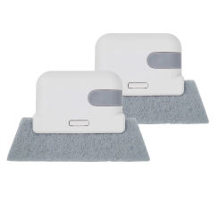 Creative Window Washing Brush Groove Cleaner Window Cleaning Brush Cloth Sponge Window Wiper Cleaner Windows Gap Cleaning Tool
