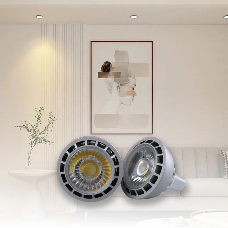 Description Picture 3 of itemDimmable MR16 DC 12V E27 GU10 E14 E12 B22 GU5.3 5W DC 24V LED COB Spotlight Bulbs Spotlights HomeLamps Luminaire for Living Room