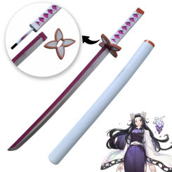 Demon Slayer Katana Sword Original Anime Assembled Cosplay Weapon Orange Rengoku Kyoujurou Kochou Kanae Swords 72cm
