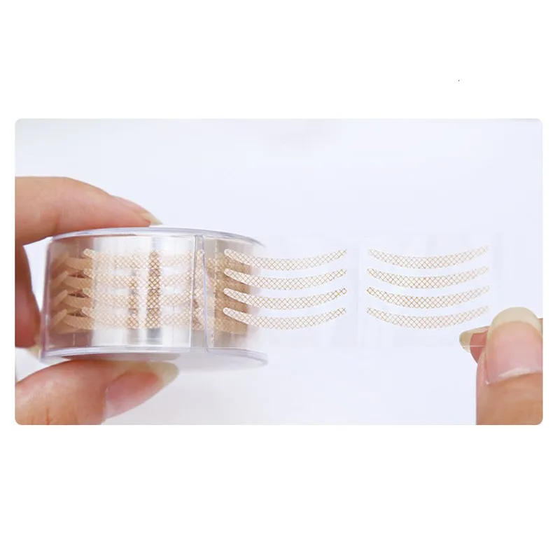 Description Picture 4 of item600 Pcs Eye Lift Strips Double Eyelid Tape Clear Gray Eyelid Stripe Big Eyes Invisible Double Fold Eyelid Sticker Makeup Tools