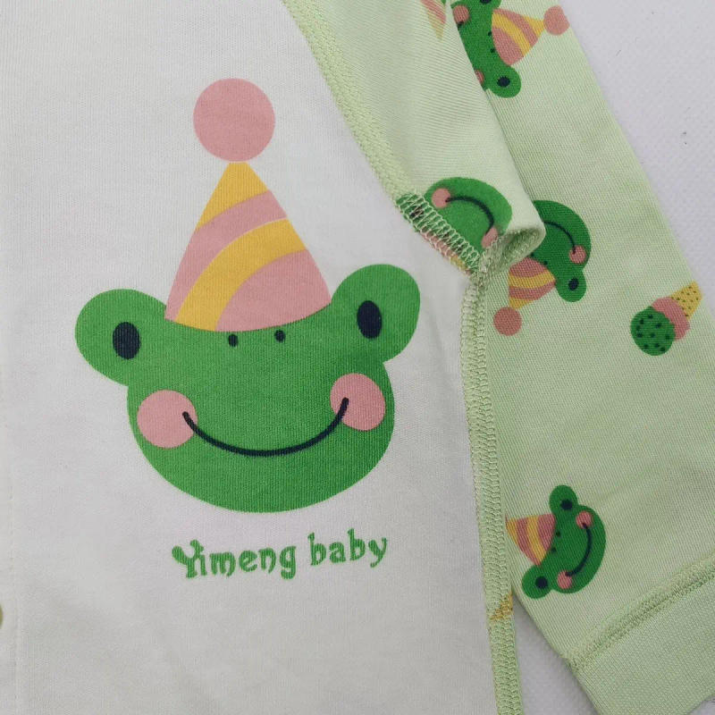Description Picture 6 of itemRomperDew Boys and Girls Animal Crawling Clothes Infant Children Long-sleeved Open Gear One-piece Pajamas Baby Cotton Pajamas