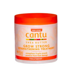 Original New Look Cantu Shea Butter GROW STRONG STRENGTHNING TREATMENT 173g Strengthens Fragile Strands Protect From Heat Damage