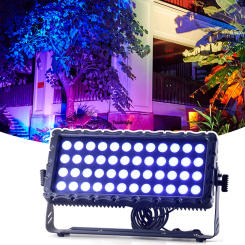 4 pieces outdoor lighting rgbwa city color wash led 48x15W dmx rgbwa 5 in1 waterproof led wall washer stage uplightght