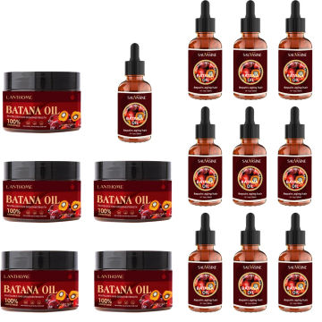 100% Natural Batana Oil With Vitamin E for Hair Growth and Nourishment to Prevent Hair Loss Eliminates Split Ends for Men Women