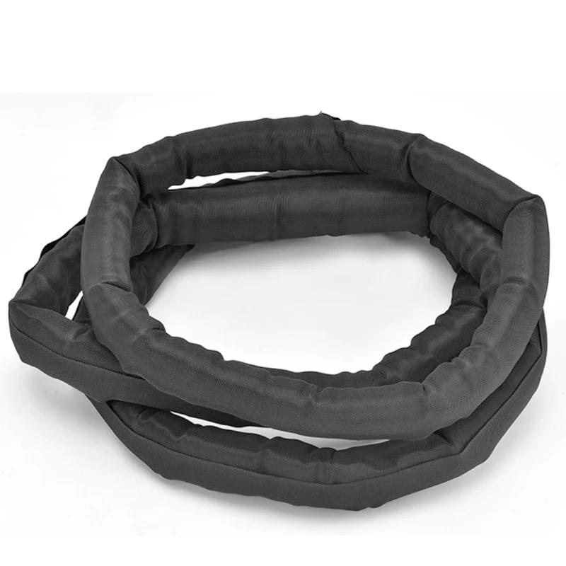 Description Picture 5 of item5-50mm Black Braided Cable Management Sleeves Wire Loom Tubing Cord Protector Self-Wrapping Automotive Harness PET Sleeve