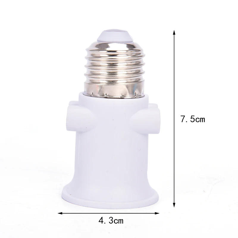 Description Picture 2 of itemPBT Fireproof E27 Bulb Adapter Lamp Holder Base Socket Conversion With EU Plug Convert Lamp Head Large Screw To Small Screw