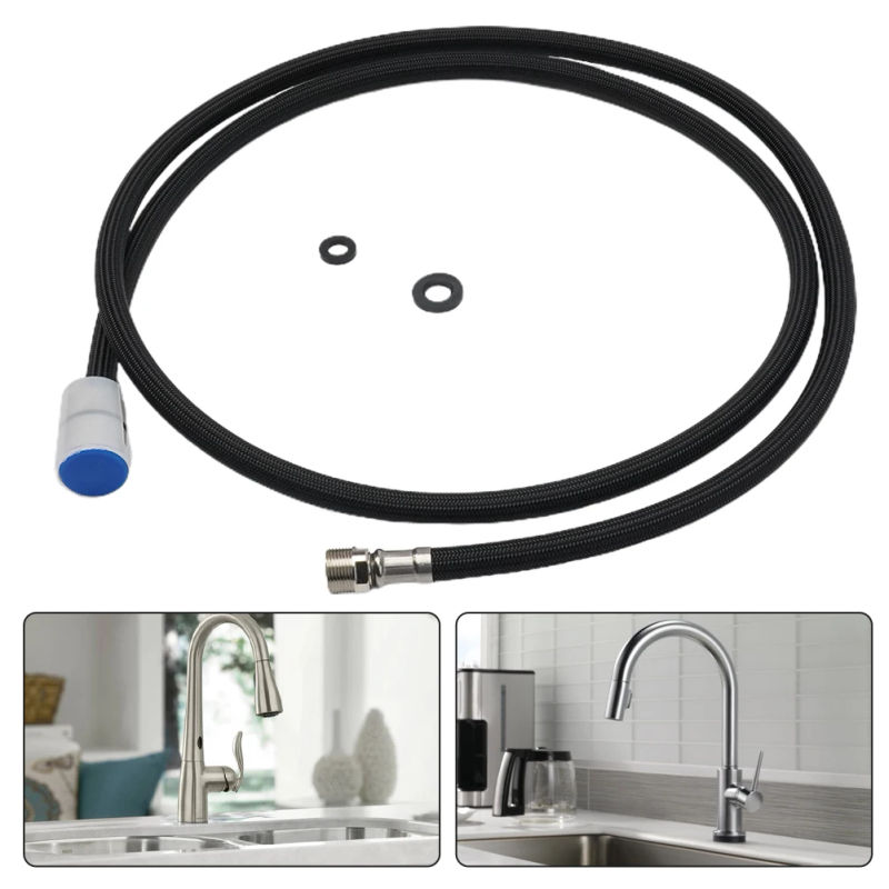 Description Picture 3 of itemPart Shower Hose Replacement For Sink Kitchen Faucet Nylon 1 Pcs Hose Length 1500 Mm Parts With Pull-out Shower