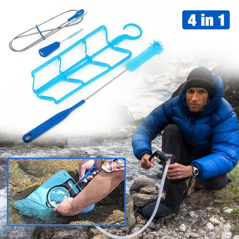 Description Picture 5 of itemWater Hydration Bladder Cleaning Brush Kit Plastic Outdoor Drinking Water Bag Cleaner Camp Hiking Cooking Supplies