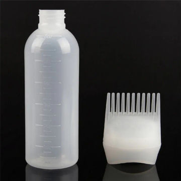 120ML Empty Hair Dye Bottle With Applicator Brush Dispensing Salon Hair Coloring Dying Refillable Bottles