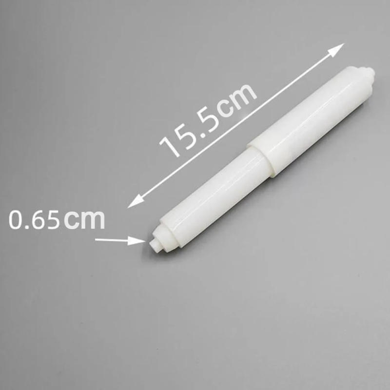 Description Picture 5 of item1/3PCS Replacement Toilet Roll Paper Shaft White Plastic Toilet Roll Holder Roller Spindle Insert Spring For Bathroom Accessory