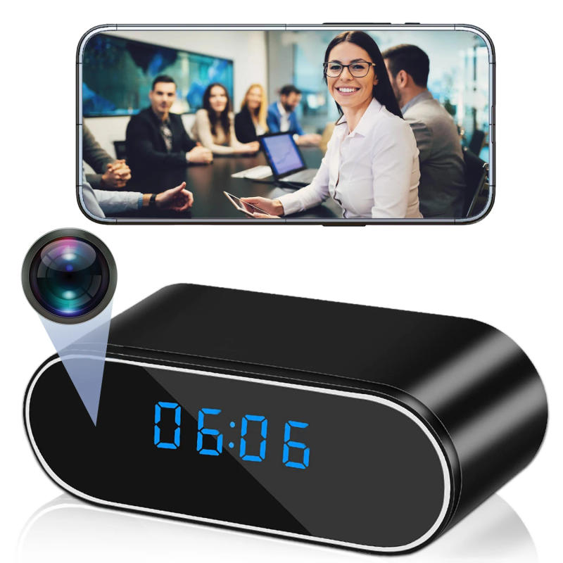 Description Picture 3 of itemMini Camera Clock Full HD 1080P Wireless Wifi Control IR Night Vision View DVR Camcorder Home Surveillance Monitor Video