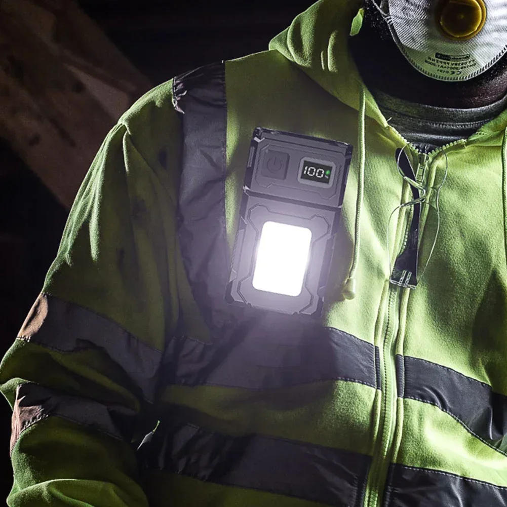 Description Picture 5 of itemSuper Bright Flashlight Portable Hat Clip Rotatable Torch USBC Rechargeable Outdoor Waterproof Camping Light Emergency Work Lamp