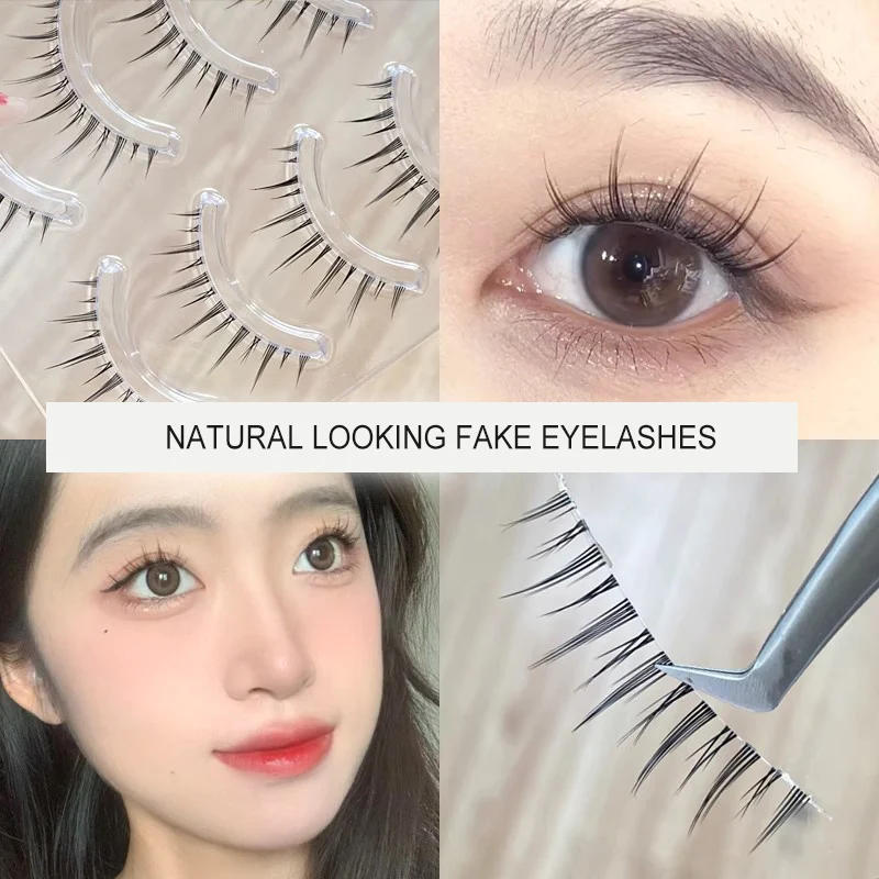 Description Picture 3 of itemBLINKWAVE manhua lashes 5 Pairs Little Devil Fairy Fairy Eyelash Natural eyelashes Comic Eyes manga lashes korean makeup