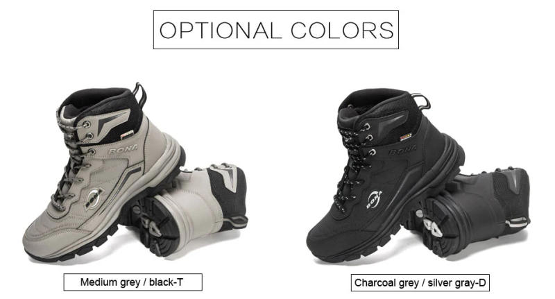 Description Picture 6 of itemBONA New Designers Nubuck Winter Warm Plush Outdoor Snow Boots Men Work Casual Shoes Man Non-slip Hiking Shoes Mansculino